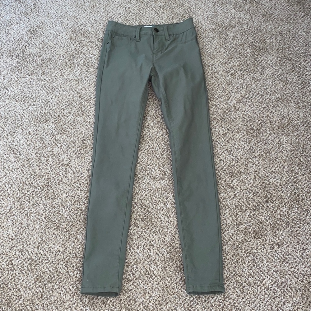 YMI Olive Green Skinny Pants
